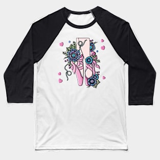 Ballet Shoes Baseball T-Shirt